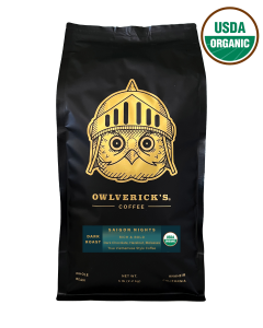 5 lbs_SaigonNightswithseal 5 lbs coffee bag of Saigon nights with USDA Organic seal